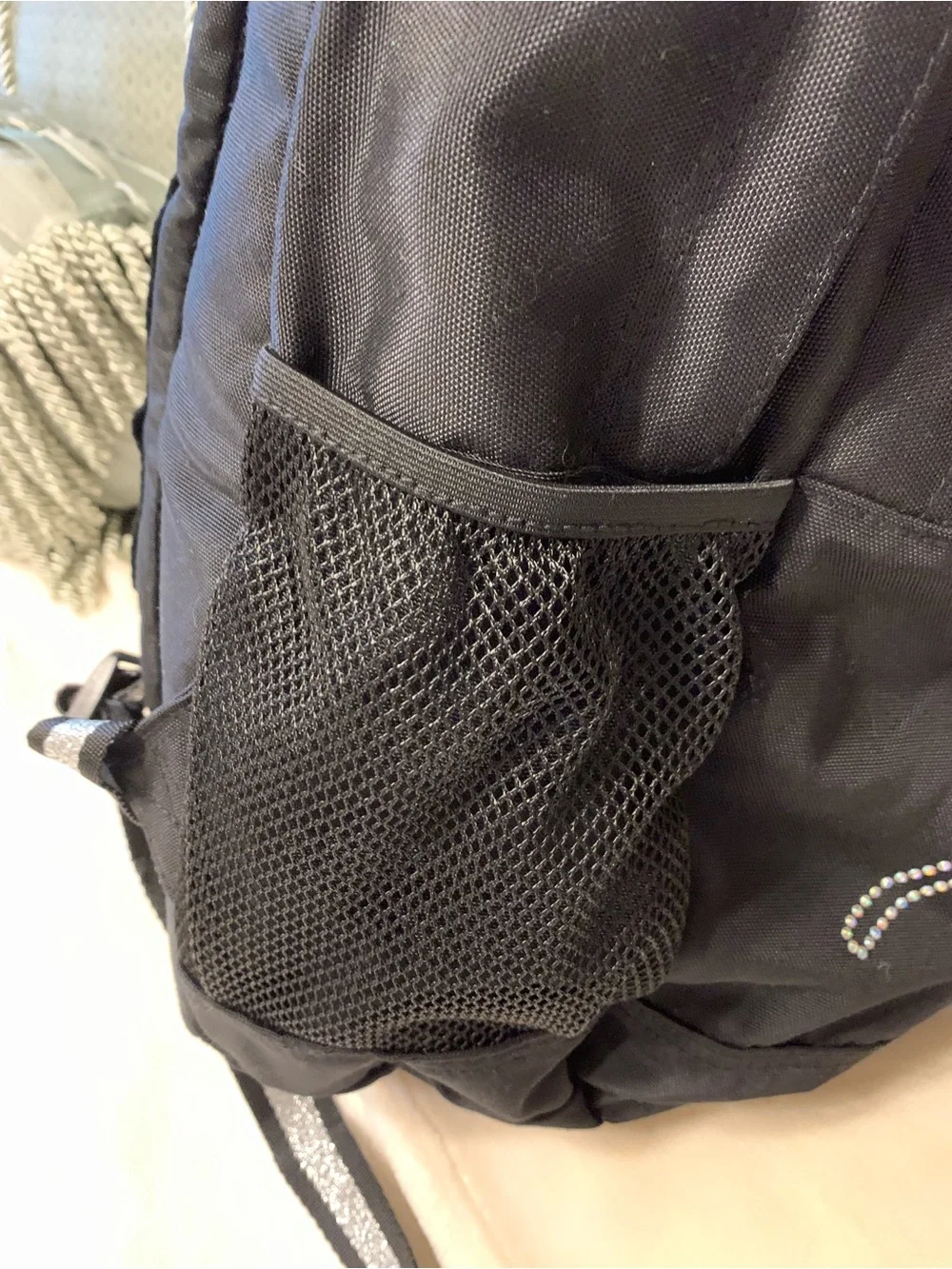 Victoria’s Secret PINK bling iridescent rhinestone campus backpack